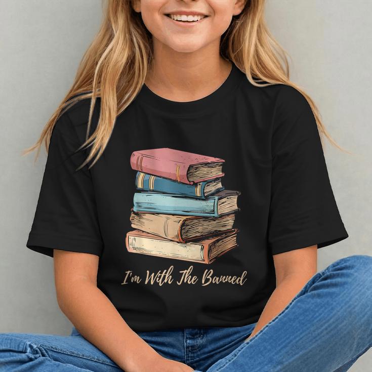 I'm With The Banned Read Banned Books Bookworm Men Women Graphic Youth
