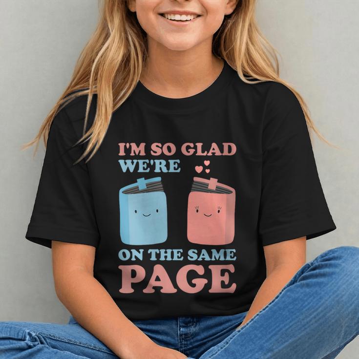 I'm So Glad We'Re On The Same Page Book Lover Writer Graphic Youth I'm So Glad We'Re On The Same Page Book Lover Writer Graphic Youth