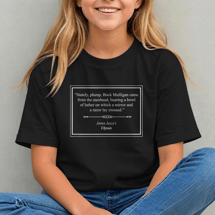 James Joyce Ulysses Book Quote Graphic Youth