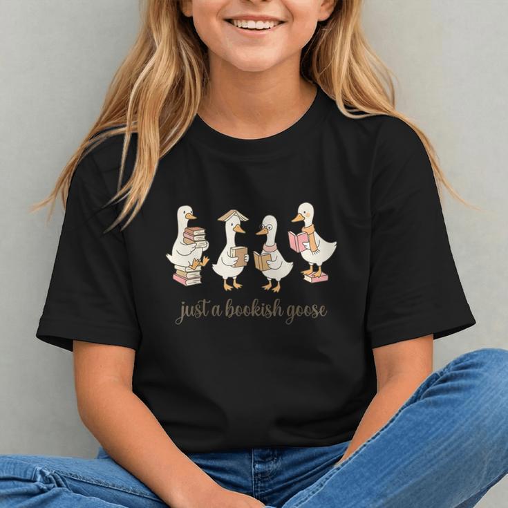 Just A Bookish Goose Goose Book LoverSilly Goose Book Club Graphic Youth Just A Bookish Goose Goose Book LoverSilly Goose Book Club Graphic Youth
