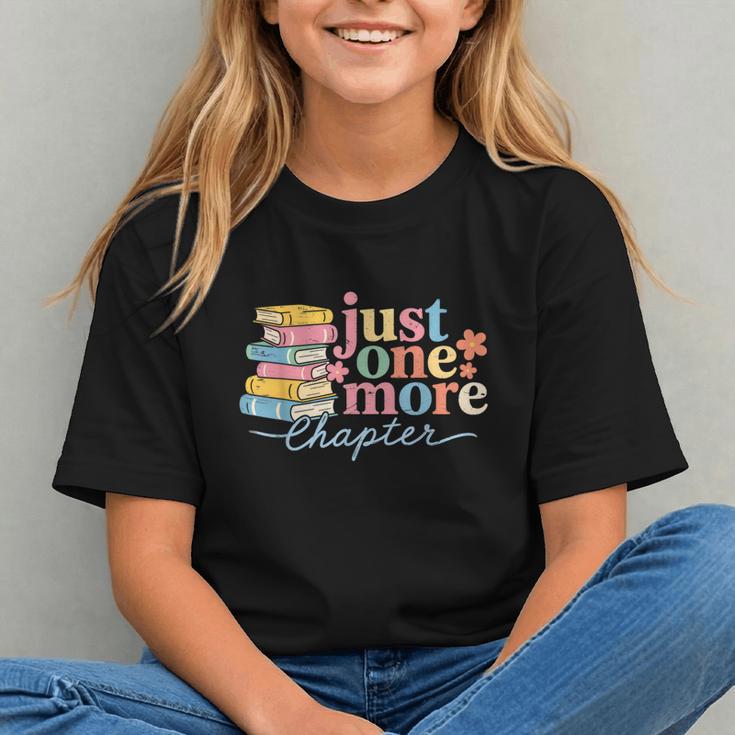 Just One More Chapter Floral Book Reading Teacher Bookworm Graphic Youth