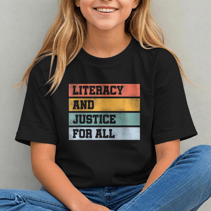 Literacy And Justice For All Stop Book Banning Banned Books Graphic Youth