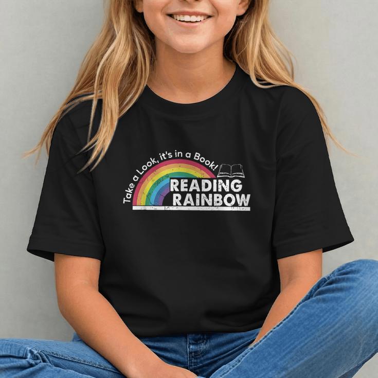 Take A Look It's In A Book Retro Reading Book Lover Graphic Youth