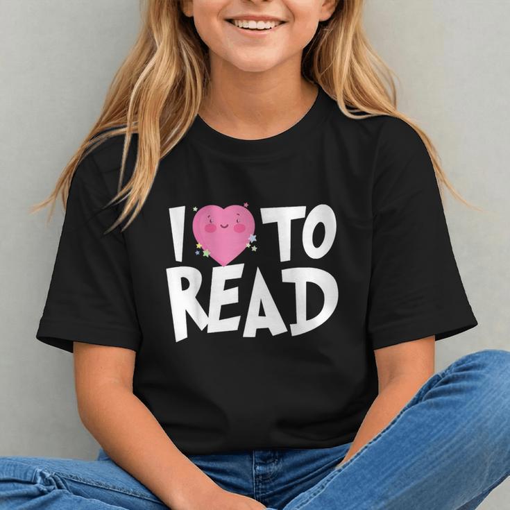 I LOVE TO READ Reading Books Bookworm Library Day Novelty Graphic Youth I LOVE TO READ Reading Books Bookworm Library Day Novelty Graphic Youth