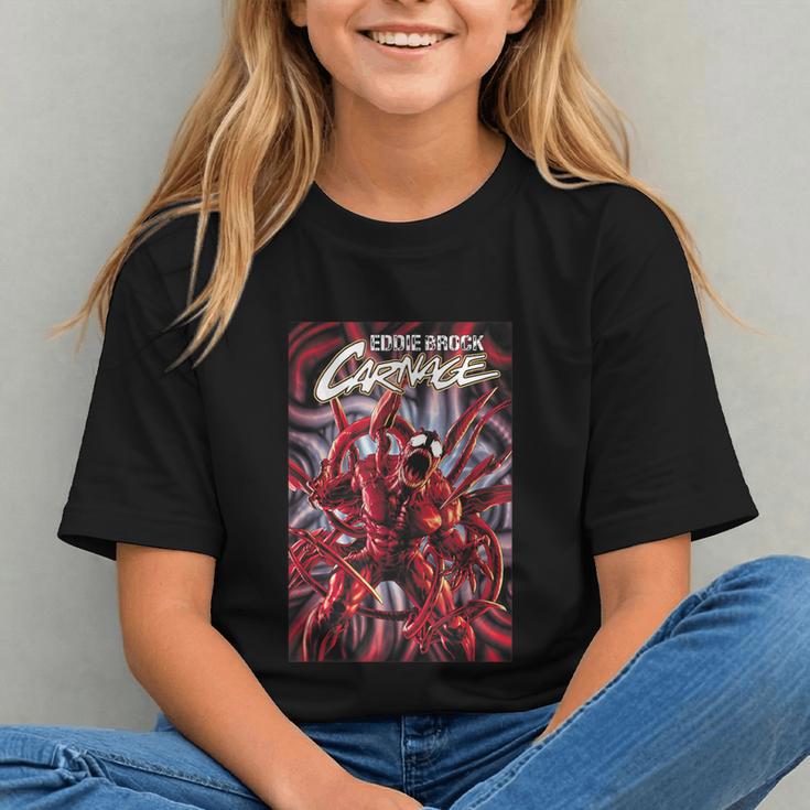 Marvel Spider-Man Eddie Brock Carnage Comic Book Cover Graphic Youth