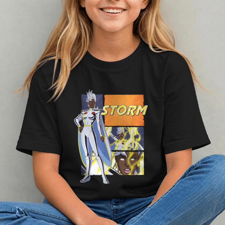 Marvel X-Men '97 Storm Vintage Classic Comic Book Panels Graphic Youth