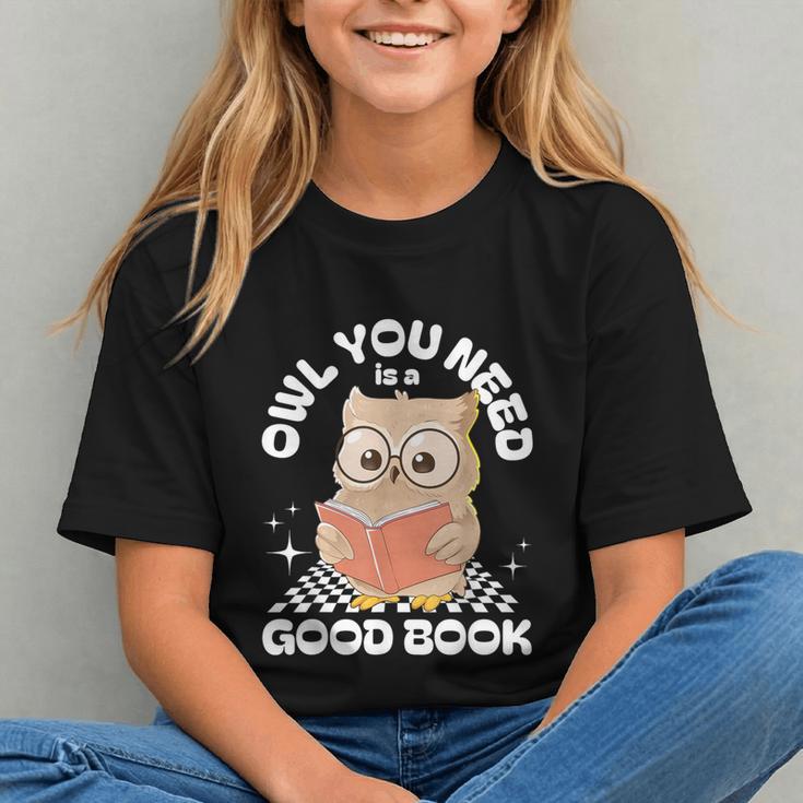 Owl You Need Is A Good Book Teacher Librarian Reading Graphic Youth