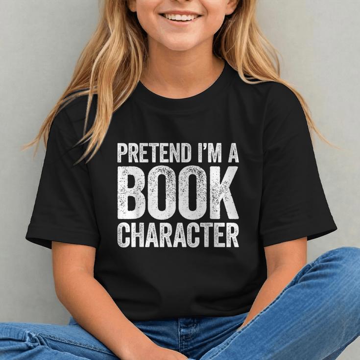 Pretend I'm A Book Character Shirt Adult Kids Costume Graphic Youth Pretend I'm A Book Character Shirt Adult Kids Costume Graphic Youth