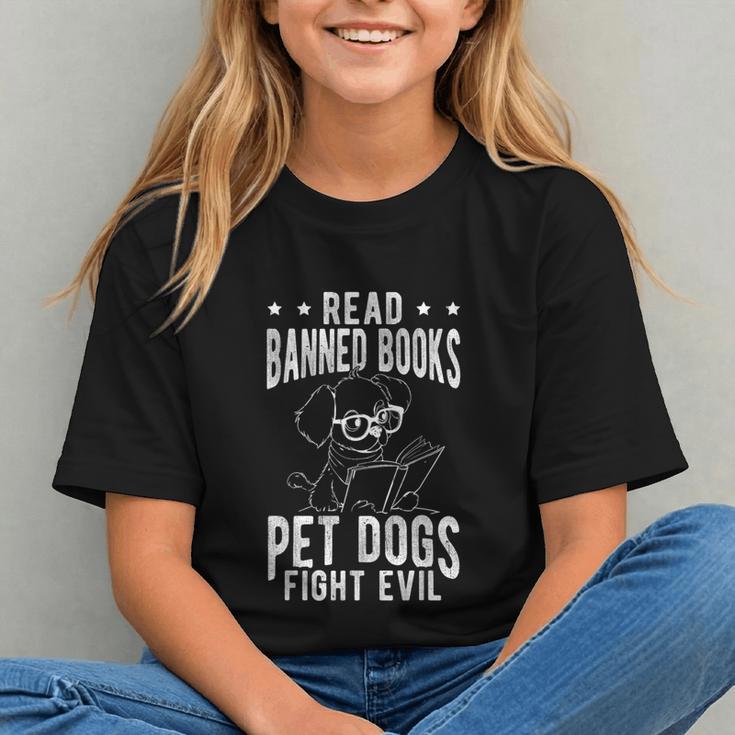 Read Banned Books PET DOGS FIGHT EVIL Read Books Reader Graphic Youth Read Banned Books PET DOGS FIGHT EVIL Read Books Reader Graphic Youth