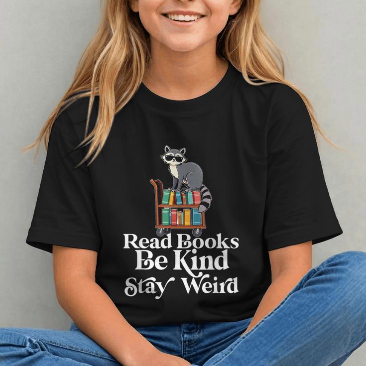 Read Book Be Kind Stay Weird Book Reader Lover Bookworm Graphic Youth