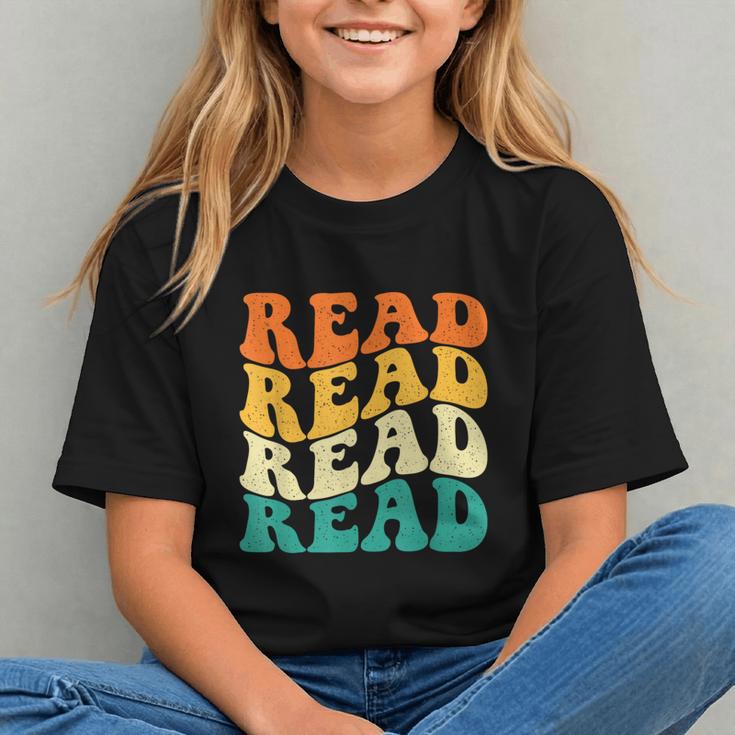 Read Read Read Read Book Lover Reading Bookworm Reader Graphic Youth