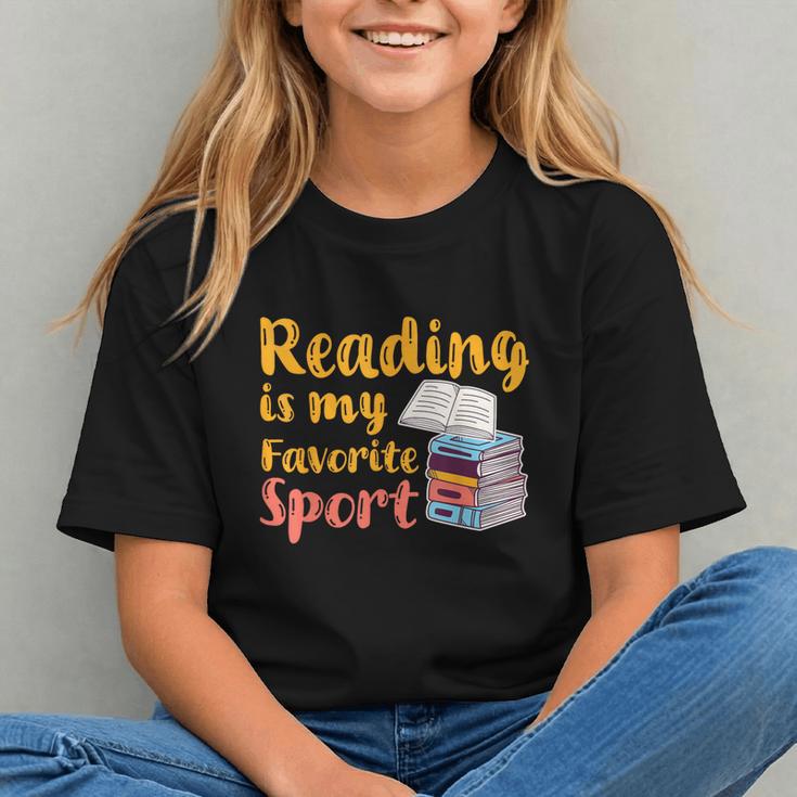 Reading Is My Favorite Sport Book Lovers Graphic Youth