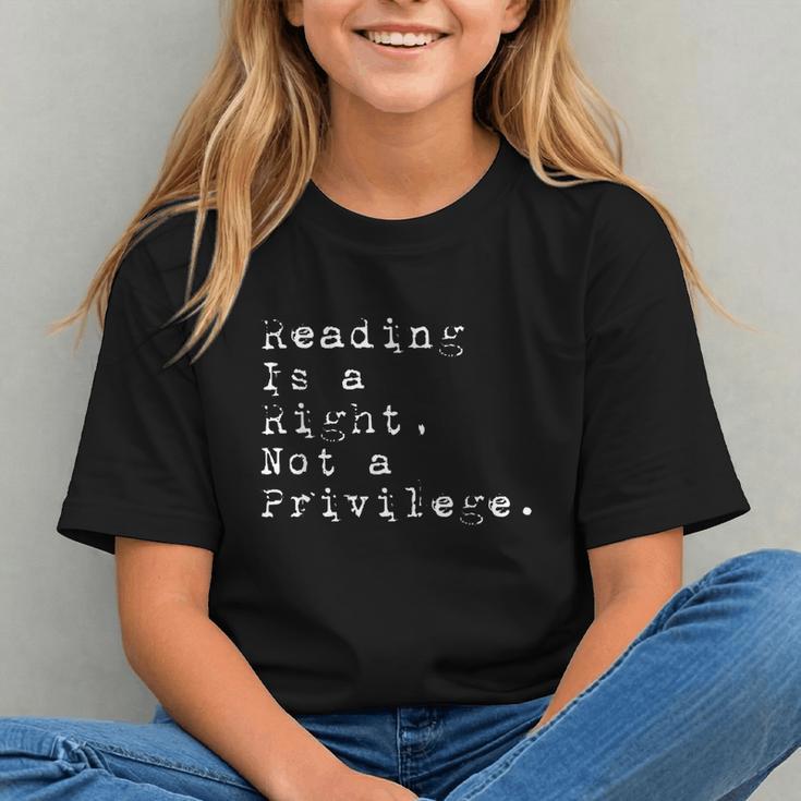 Reading Is a Right Not a Privilege Banned Books Graphic Youth Reading Is a Right Not a Privilege Banned Books Graphic Youth