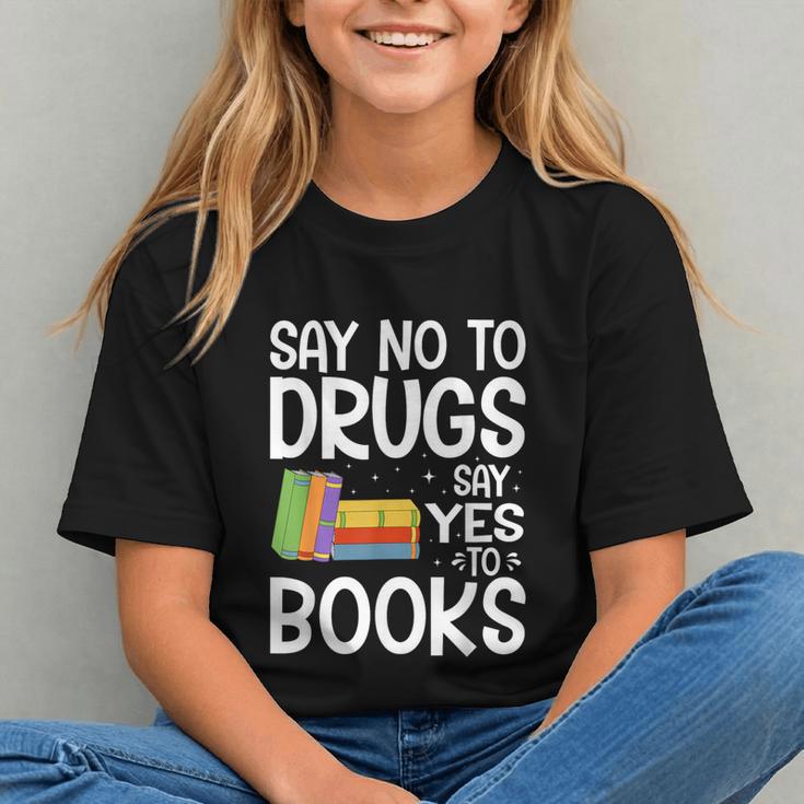 Red Ribbon Week Say No To Drugs Say Yes To Books Drug Free Graphic Youth