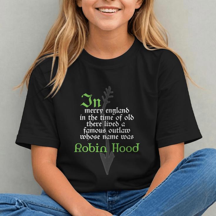 Robin HoodShirt For Book Lovers And Literature Fans Graphic Youth