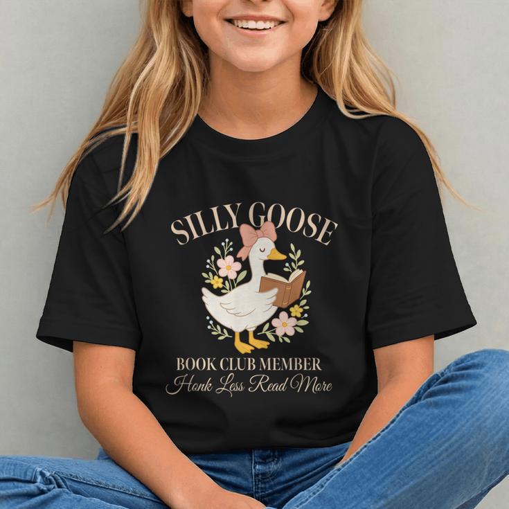 Silly Goose Book Club Member Reading Lover Graphic Youth