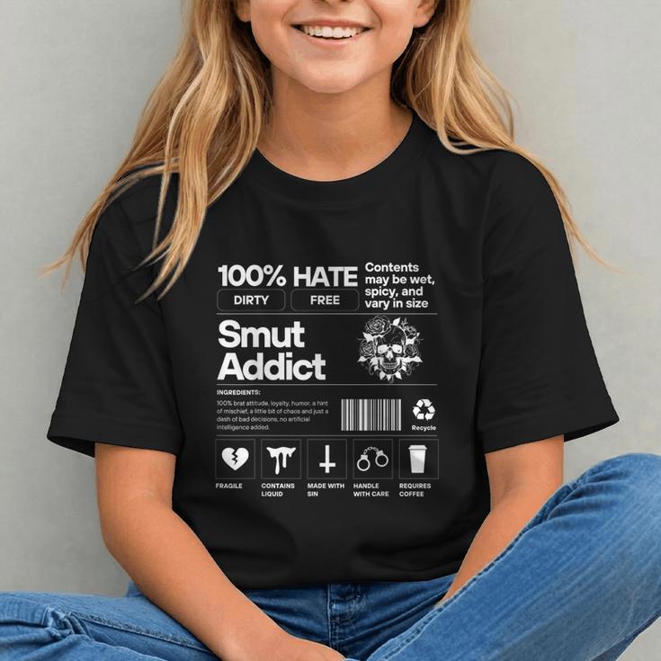 Smutty Book Addict Romance Book Lover Smut Addict Ingredient Graphic Youth Smutty Book Addict Romance Book Lover Smut Addict Ingredient Graphic Youth