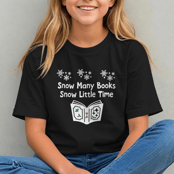 Snow Many Books Snow Little Time Reading Christmas Book Club Graphic Youth