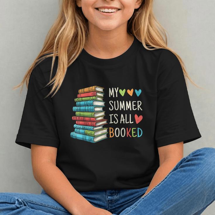 My Summer Is All Booked Book Reading Book Lover Graphic Youth