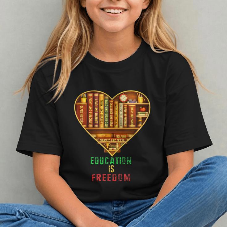 History Education Is Freedom Books Black History Heart Graphic Youth History Education Is Freedom Books Black History Heart Graphic Youth
