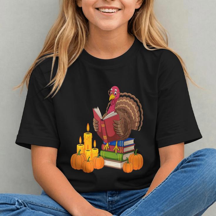 Turkey Reading Books Fall Thanksgiving Teacher Book Graphic Youth Turkey Reading Books Fall Thanksgiving Teacher Book Graphic Youth