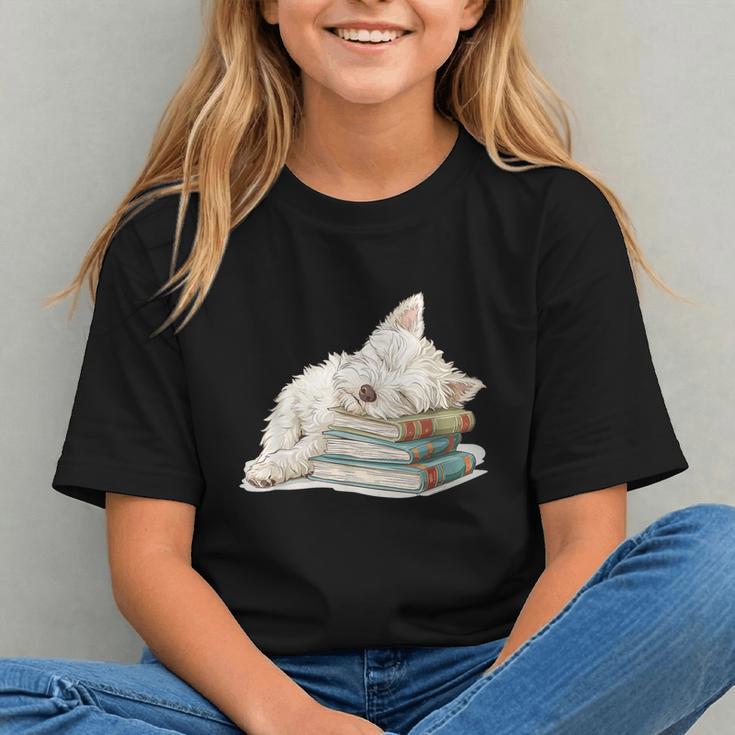 West Highland Terrier Books Dog Breed Westie For Men Women Girls Kids Graphic Youth