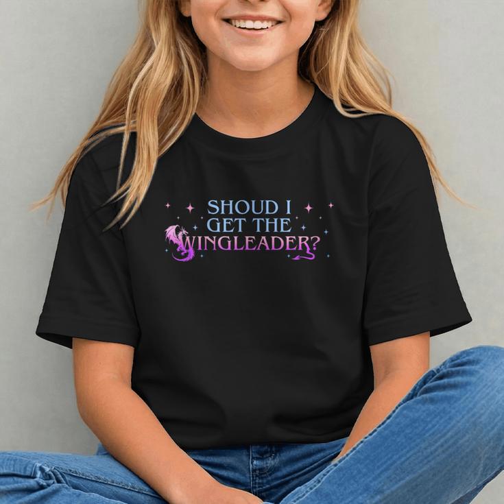 Should I Get The Wingleader Dragon Lover Book Lover Quote Graphic Youth