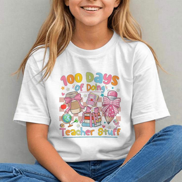 100th Day Of School Teacher 100 Days Coffee Books Graphic Youth