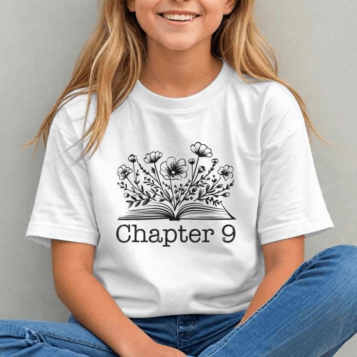 9th Birthday Chapter 9 Reading Book Lover 9 Year Old Graphic Youth