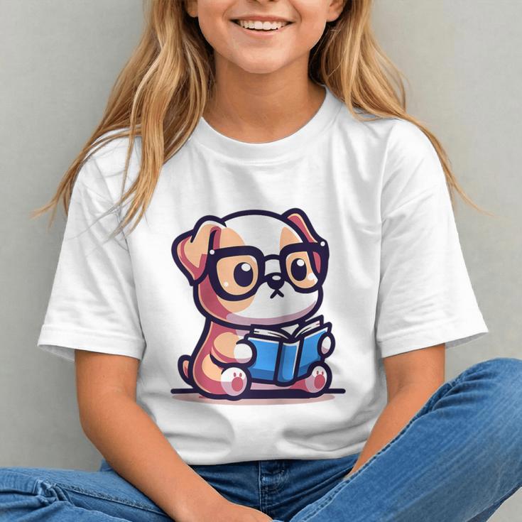 Adorable Book Lover Bulldog With Reading Glasses Cute Raglan Baseball Tee Graphic Youth Adorable Book Lover Bulldog With Reading Glasses Cute Raglan Baseball Tee Graphic Youth
