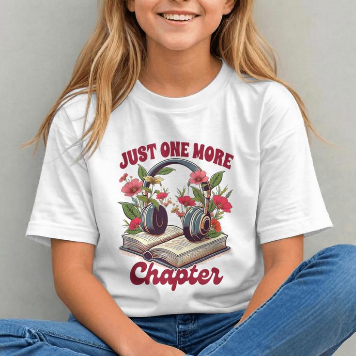 Audiobook Lover Bookish Headphones Just One More Chapter Graphic Youth Audiobook Lover Bookish Headphones Just One More Chapter Graphic Youth