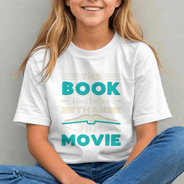 The Book Was Better Than The Movie Literary Library Bookworm Premium Tri-Blend Graphic Youth