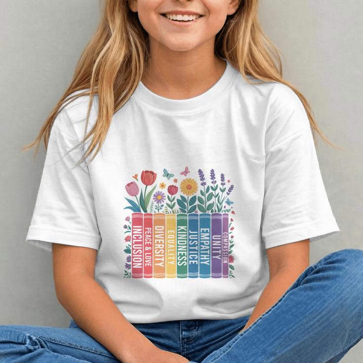 Book Flower Radicalized By Basic Decency Feminist Leftist Graphic Youth