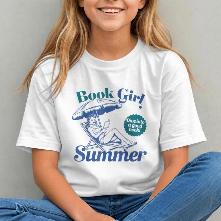 Book Girl Summer Bookish Beach Graphic Youth