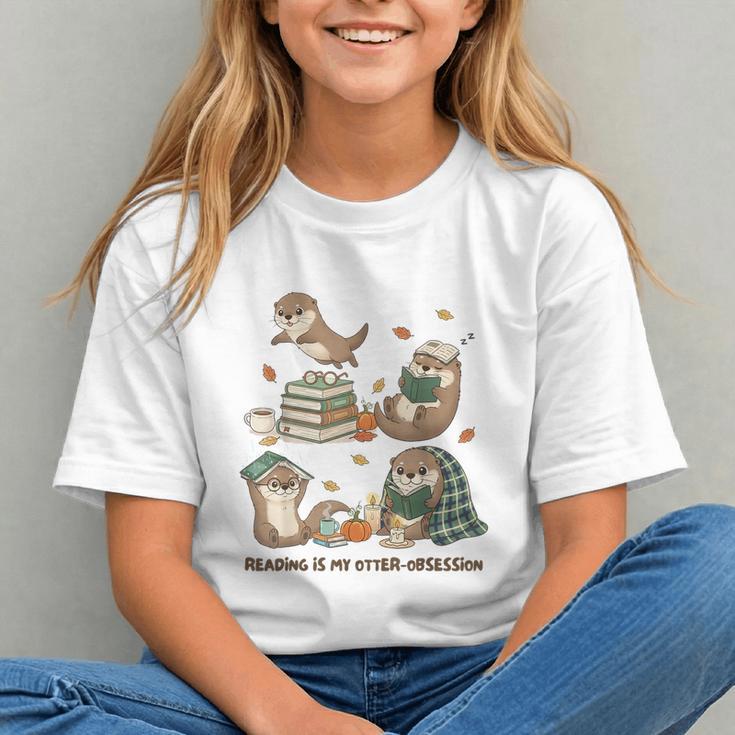 Book Lover Bookish Bookworm Reading Is My Otter-Obsession Graphic Youth Book Lover Bookish Bookworm Reading Is My Otter-Obsession Graphic Youth
