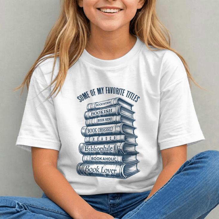 Book Lover Bookish Reader Bibliophile Book Nerd Titles Graphic Youth