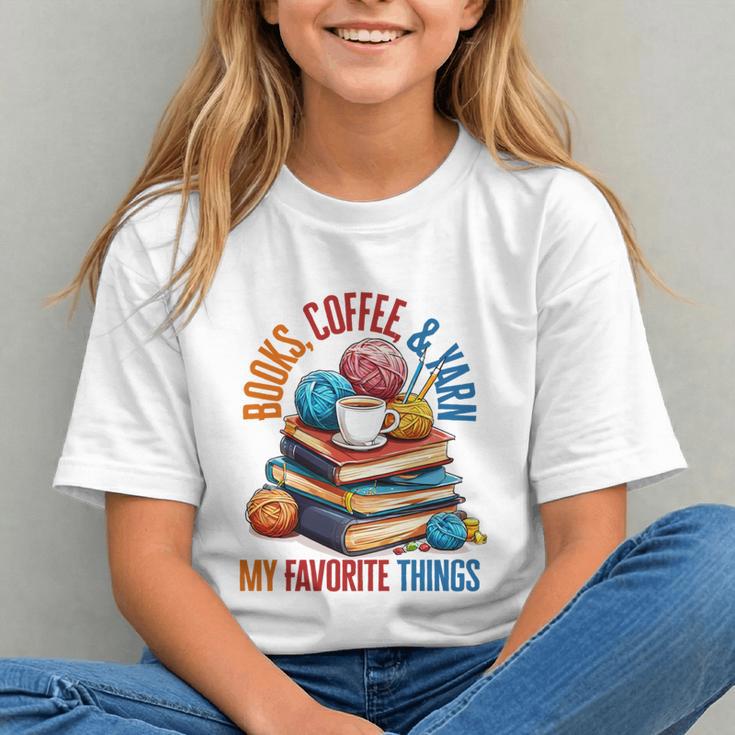 Books Coffee & Yarn Lover My Favorite Things Graphic Youth