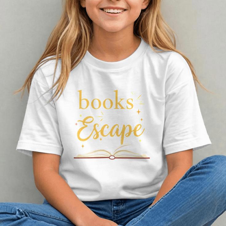 Books Are My Escape Simple Reading Quote Graphic Youth