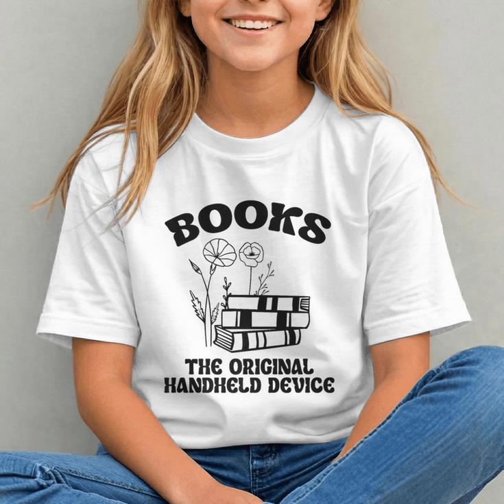 Books The Original Handheld Device Book Lover Premium Graphic Youth