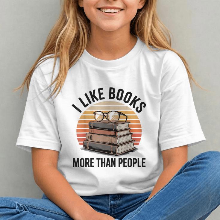 I Like Books More Than People Glasses Graphic Youth I Like Books More Than People Glasses Graphic Youth