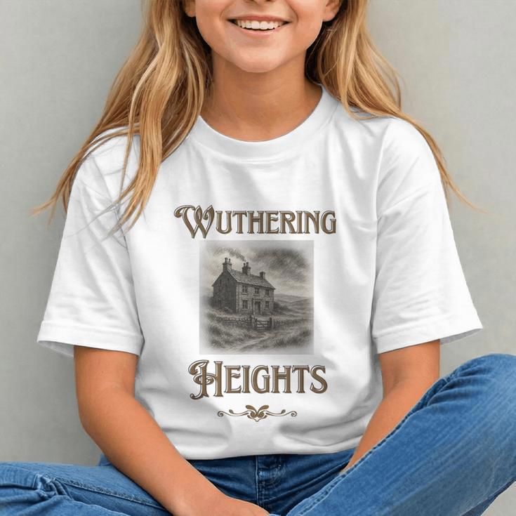 Bronte Novel Wuthering Heights Moorland Gothic Book Cover Graphic Youth