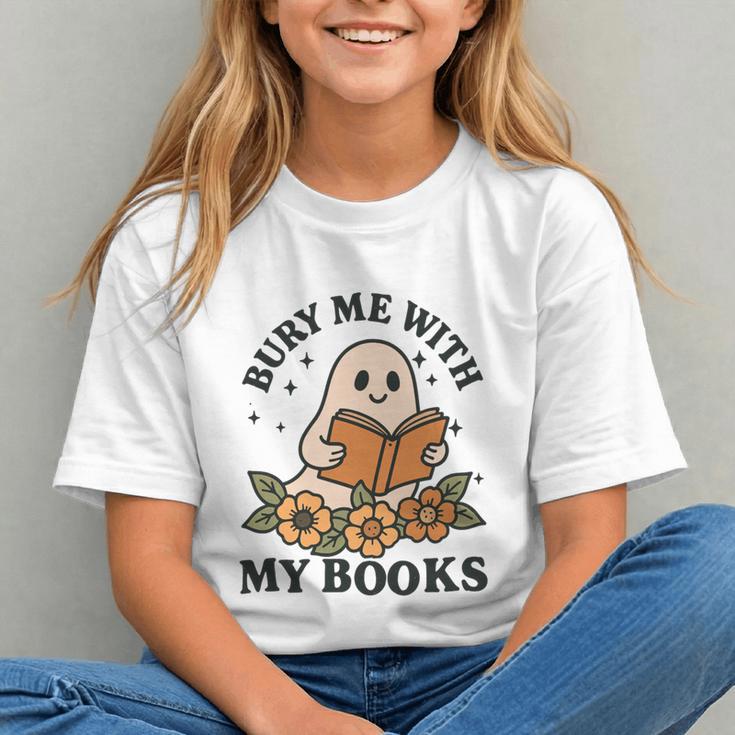 Bury Me With My Books Ghost Tee Graphic Youth