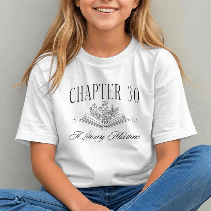 Chapter 30 A Literary Milestone 30th Birthday Book Lover Graphic Youth