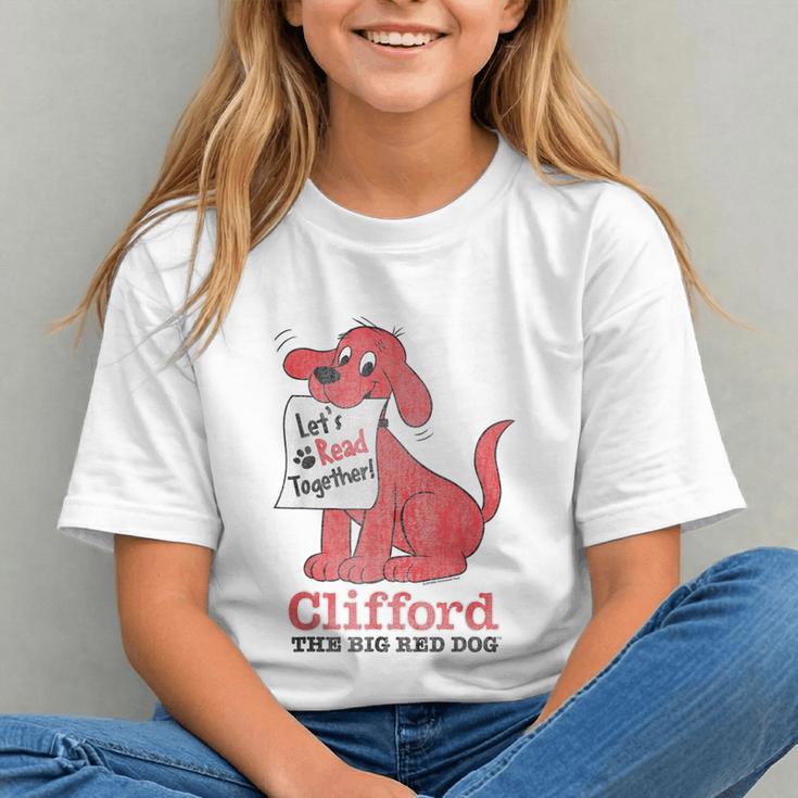 Clifford The Big Red Dog Let's Read Together Vintage Book Graphic Youth