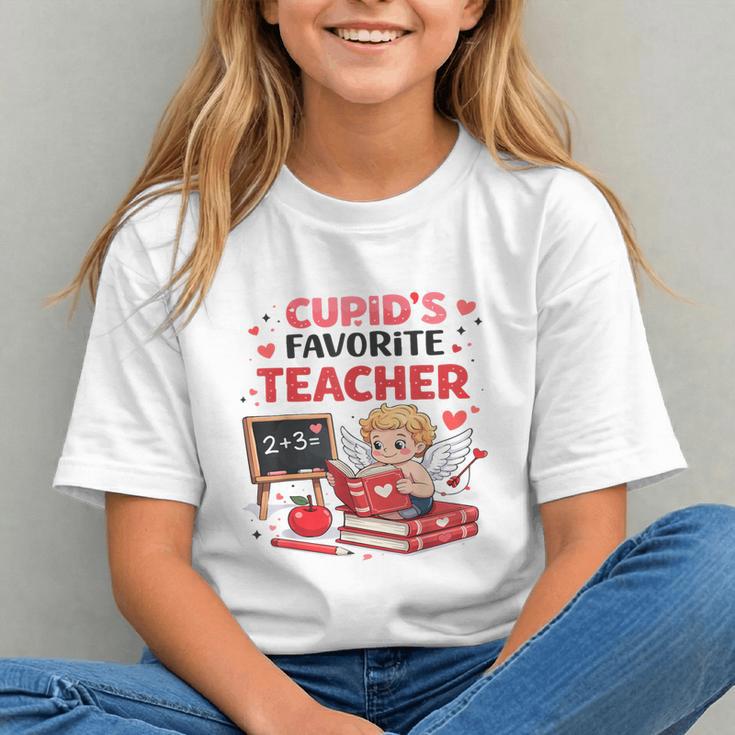 Cupid's Favorite Math Teacher Valentine Reading Book Women Graphic Youth