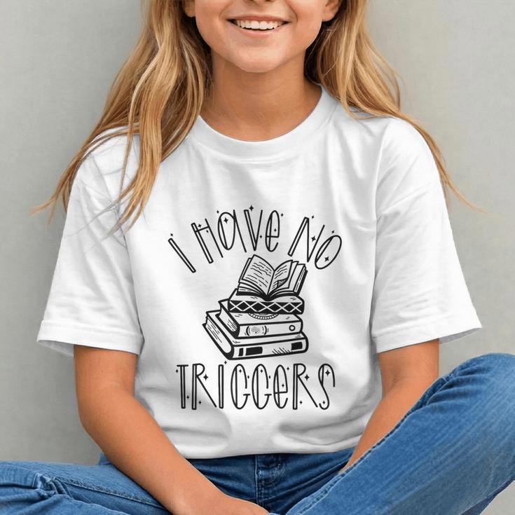 Dark Romance Shirt Women Smutt Book Merch I Have No Triggers Graphic Youth Dark Romance Shirt Women Smutt Book Merch I Have No Triggers Graphic Youth