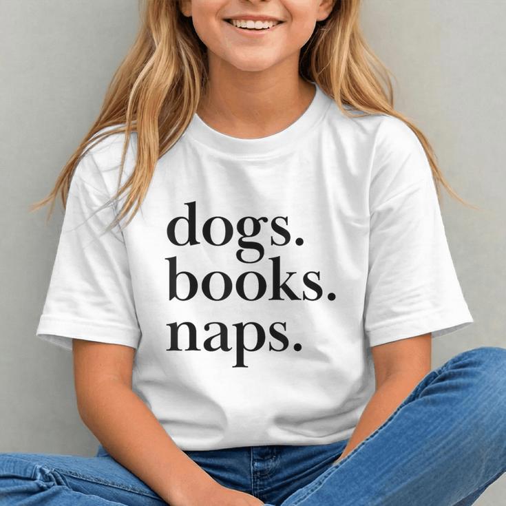 Dogs Books Naps Lovers Graphic Youth