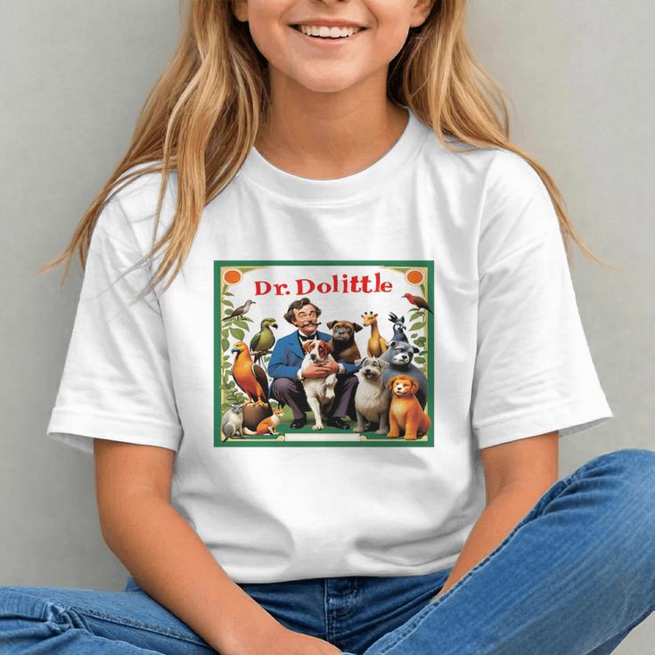 Dr Dolittle Children's Book Cover Premium Tri-Blend Graphic Youth Dr Dolittle Children's Book Cover Premium Tri-Blend Graphic Youth