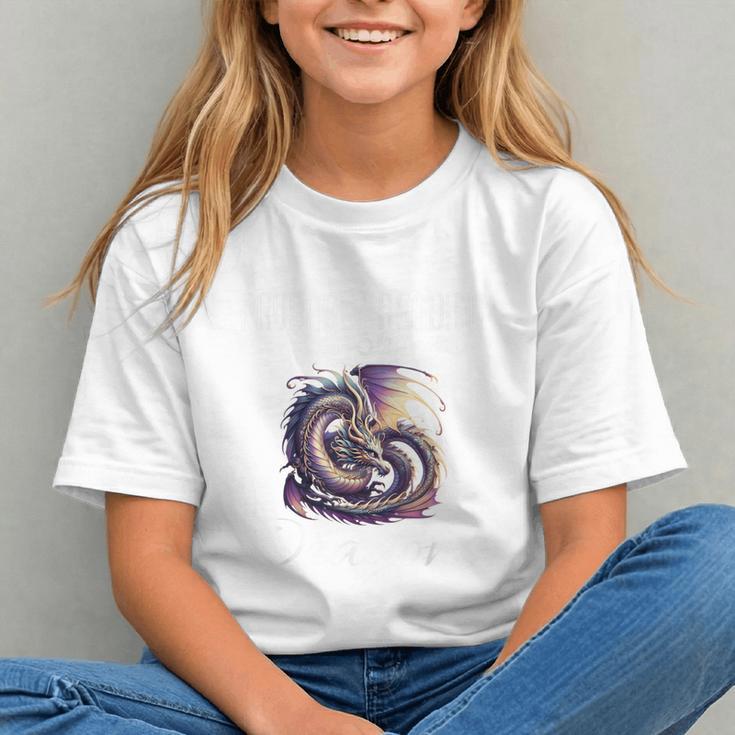 Dragon Fantasy Book Lover And Apparel Probably Reading About Dragons Graphic Youth