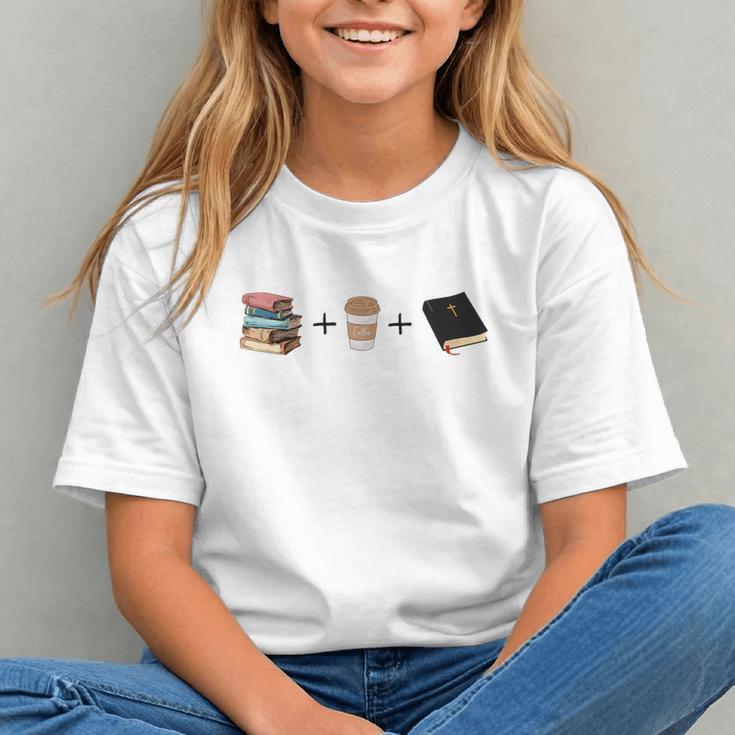 Everything a Girl Needs Books Coffee Jesus Graphic Youth